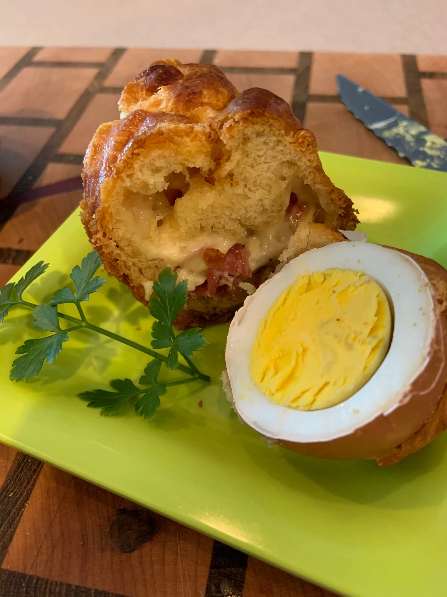 Casatiello Napoletano - Stuffed Easter Bread